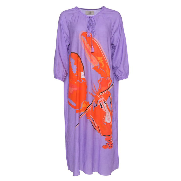 Kleid Megan-cs mit Lobster-Print in Passion Flower