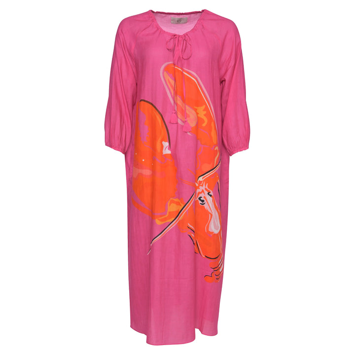Kleid Megan-cs mit Lobster-Print in Watermelon