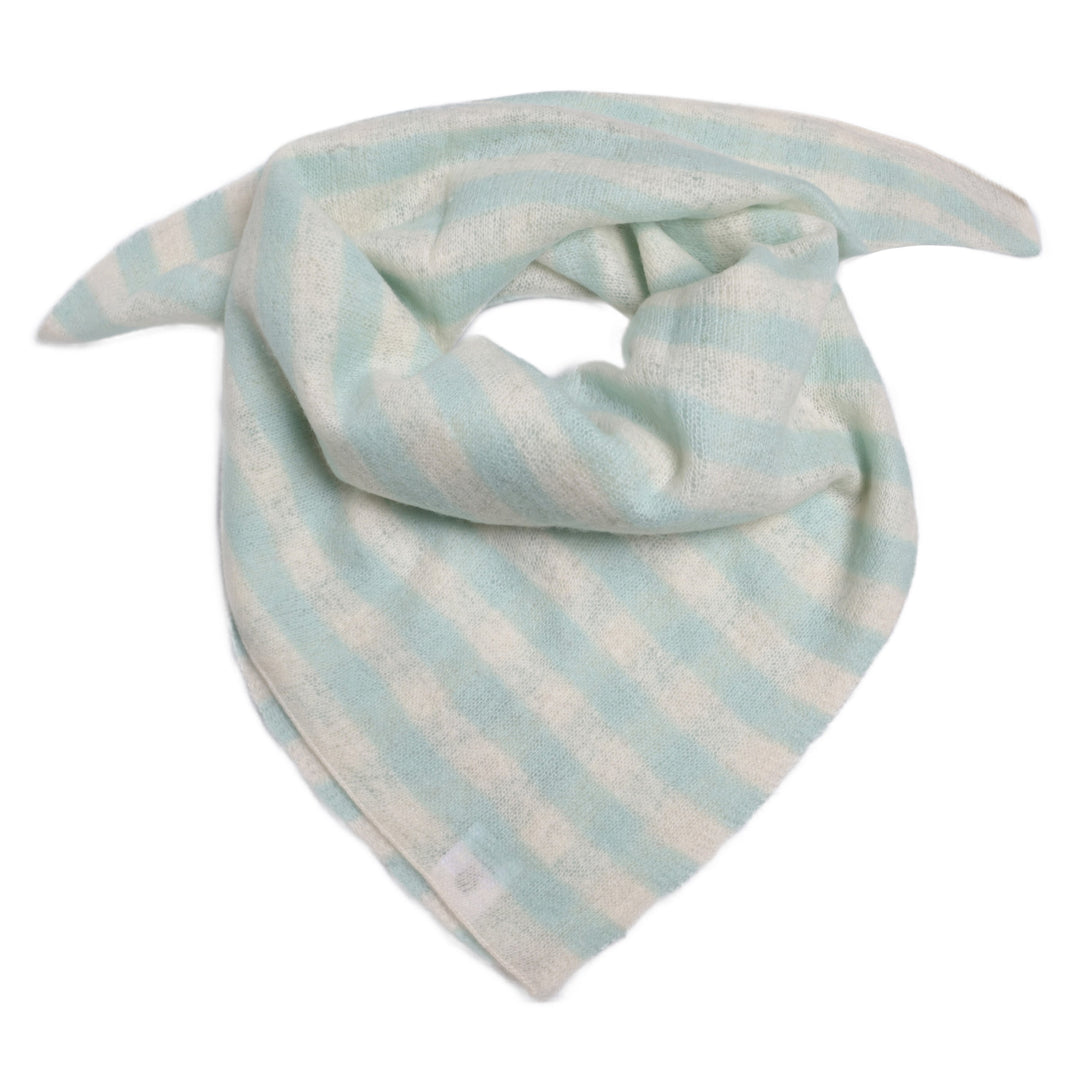 Cashmere Bandana Stripe-cs in Mint