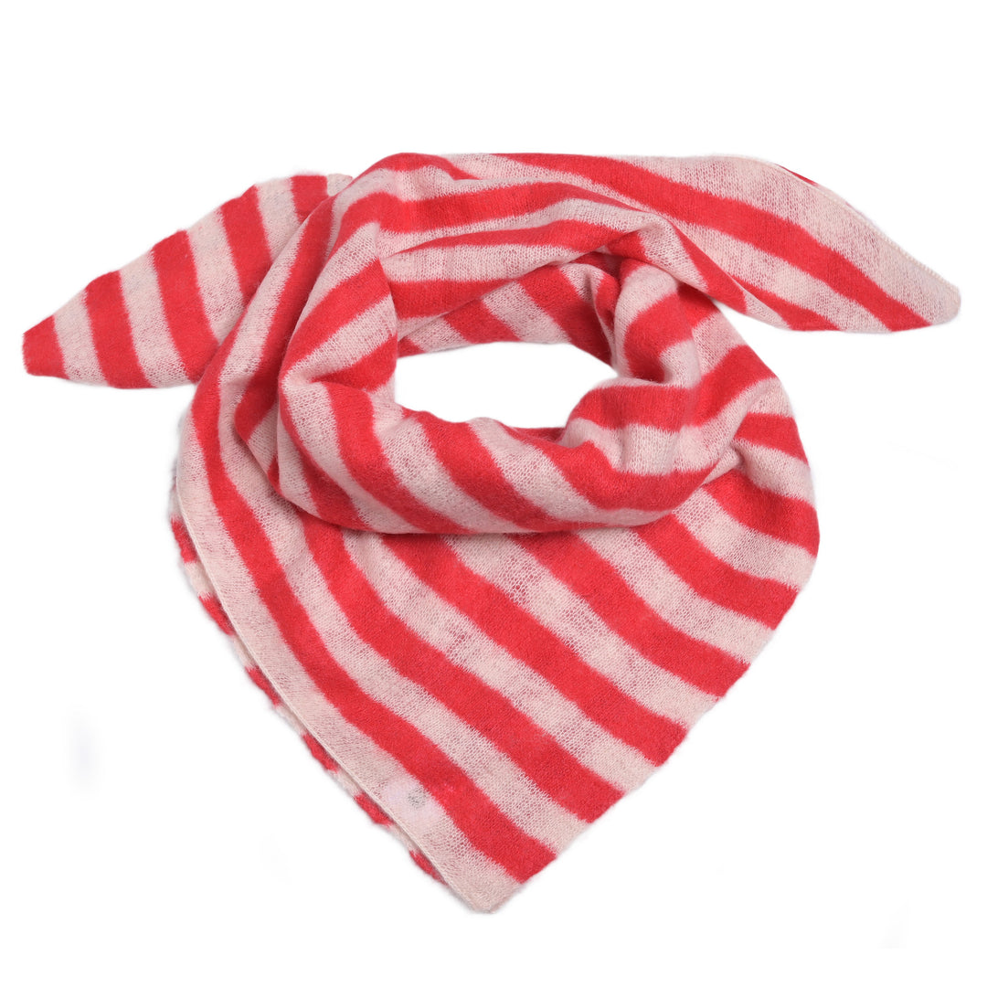 Cashmere Bandana Stripe-cs in Rot