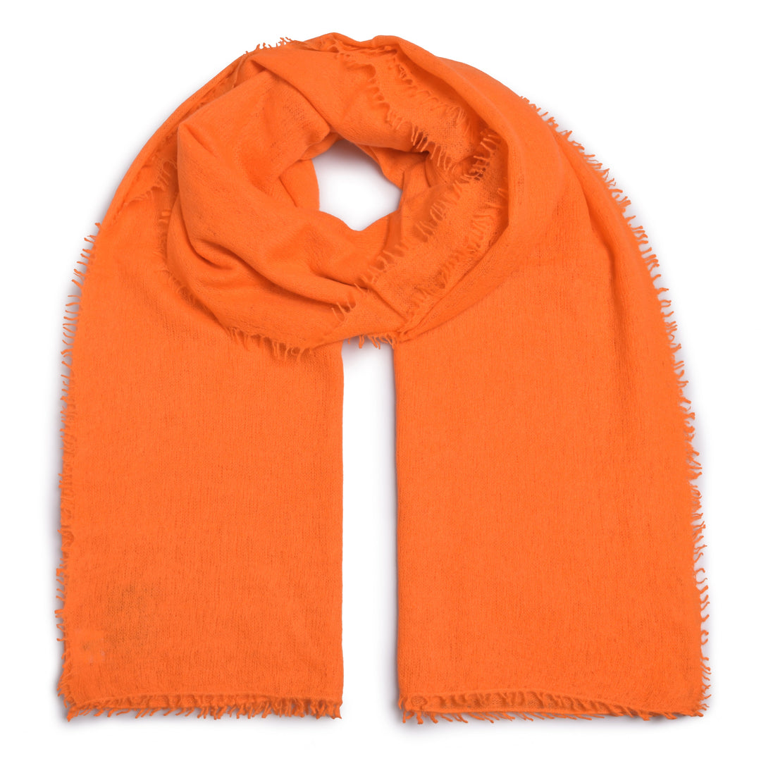 Cashmere Schal Feli-cs in Neonorange