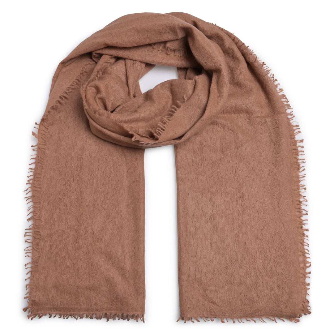 Men`s Cashmere Schal Feli-cs in Nougat