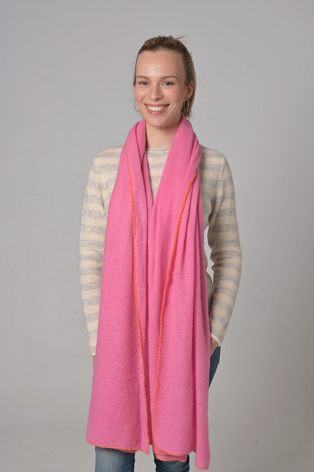 Cashmere Schal Edgar-cs in Pink