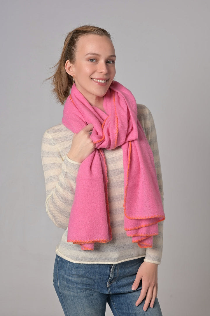 Cashmere Schal Edgar-cs in Pink