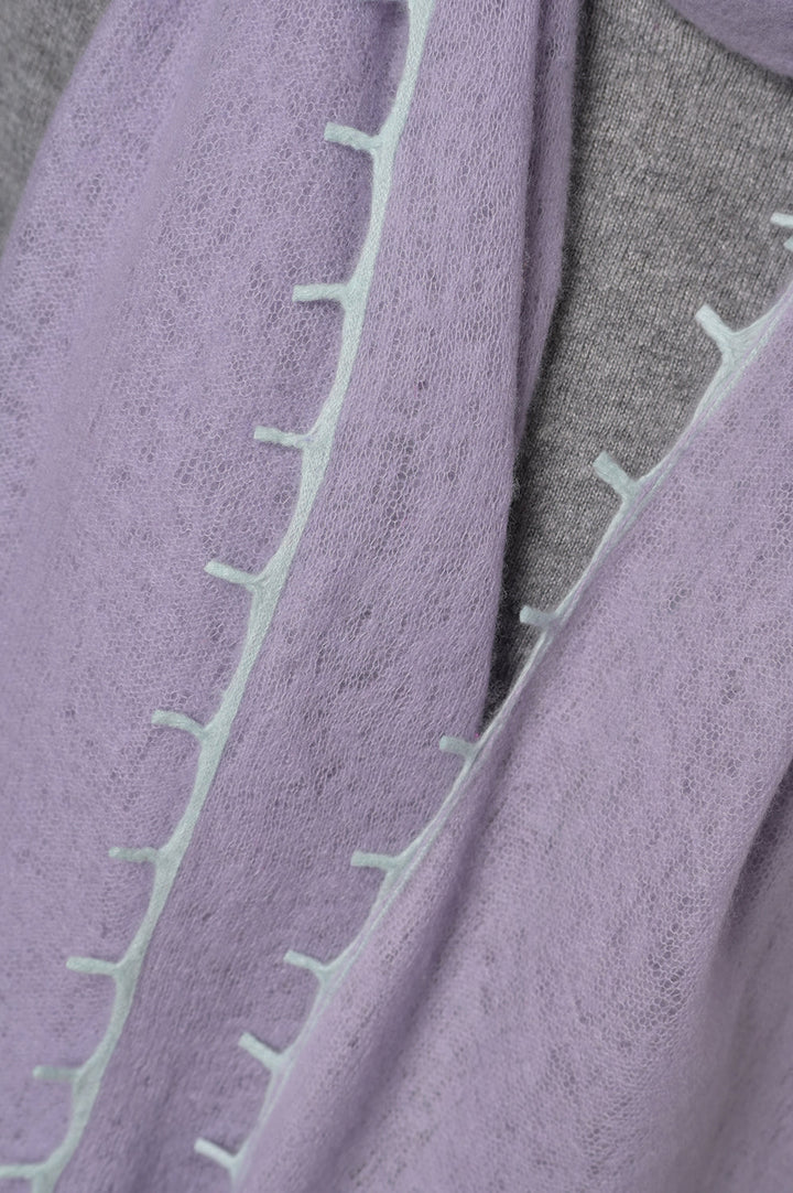 Cashmere Schal BiFeli-cs in Lavender Splash