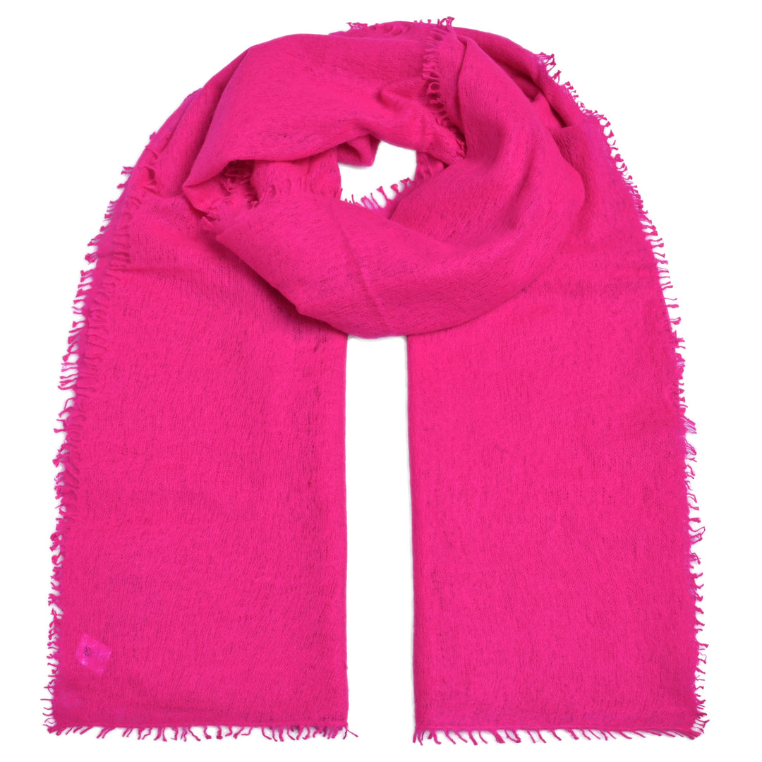 Cashmere Schal Feli-cs in Neonfuchsia