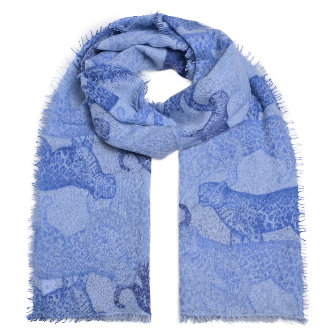 Cashmere Schal Lenny-cs Maxi in Hellblau