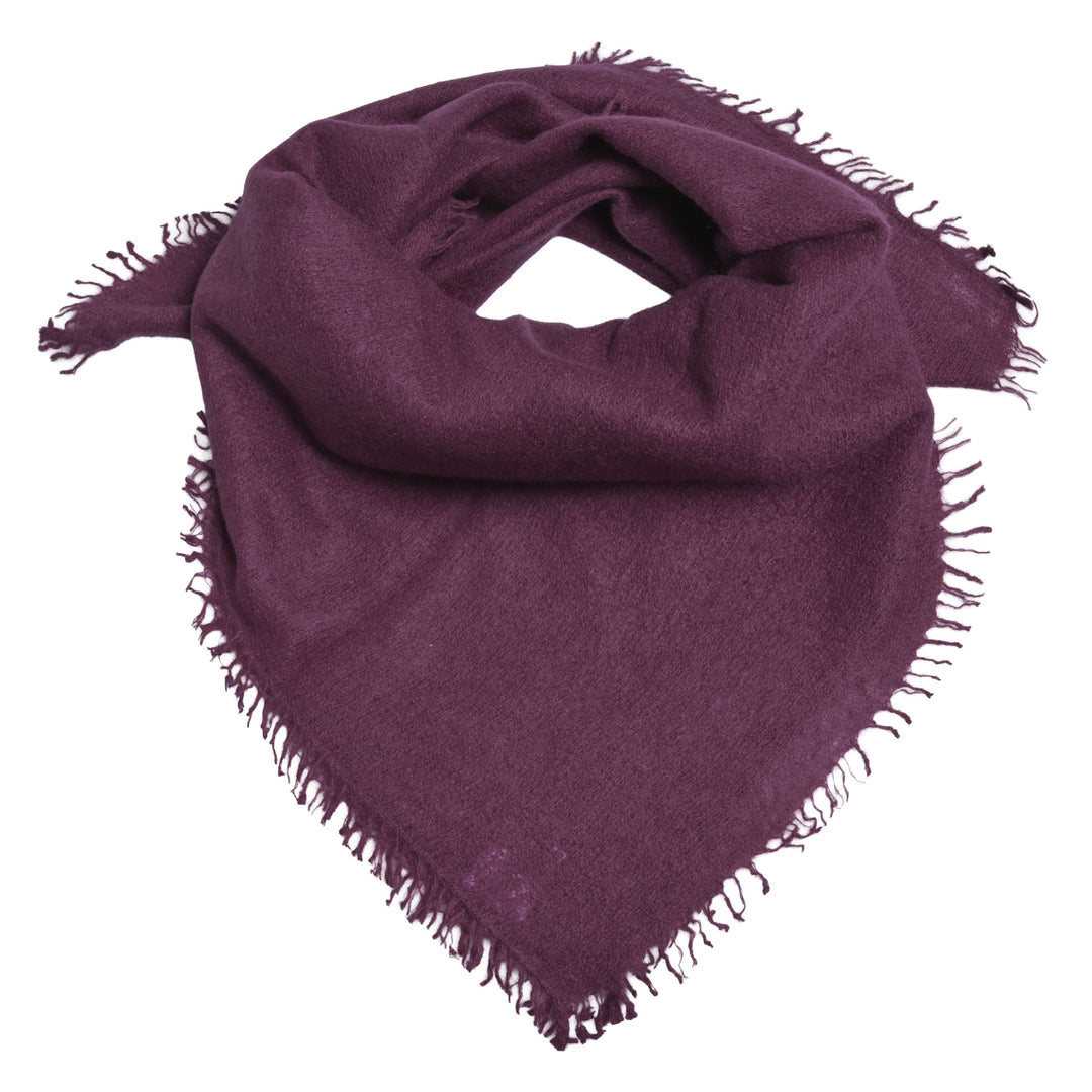 Cashmere Bandana Feli-cs in Aubergine