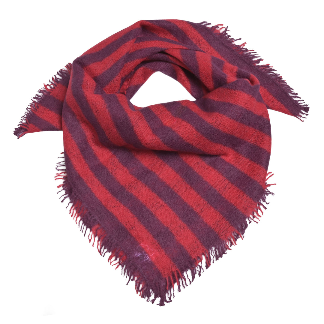 Cashmere Bandana Stripe-cs in Arabiata