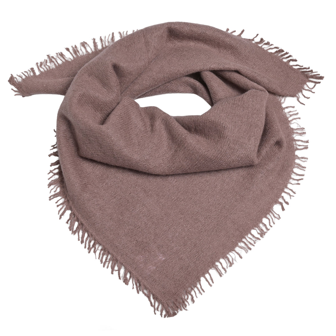 Cashmere Bandana Blair-cs mit Lurex in Earth