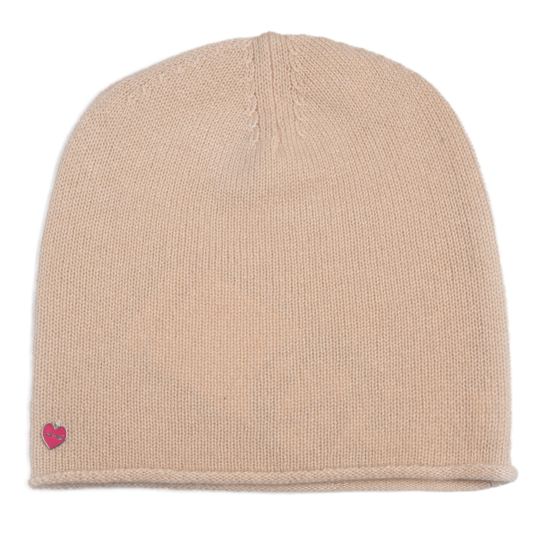 Cashmere Beanie Mia-cs in Ivory