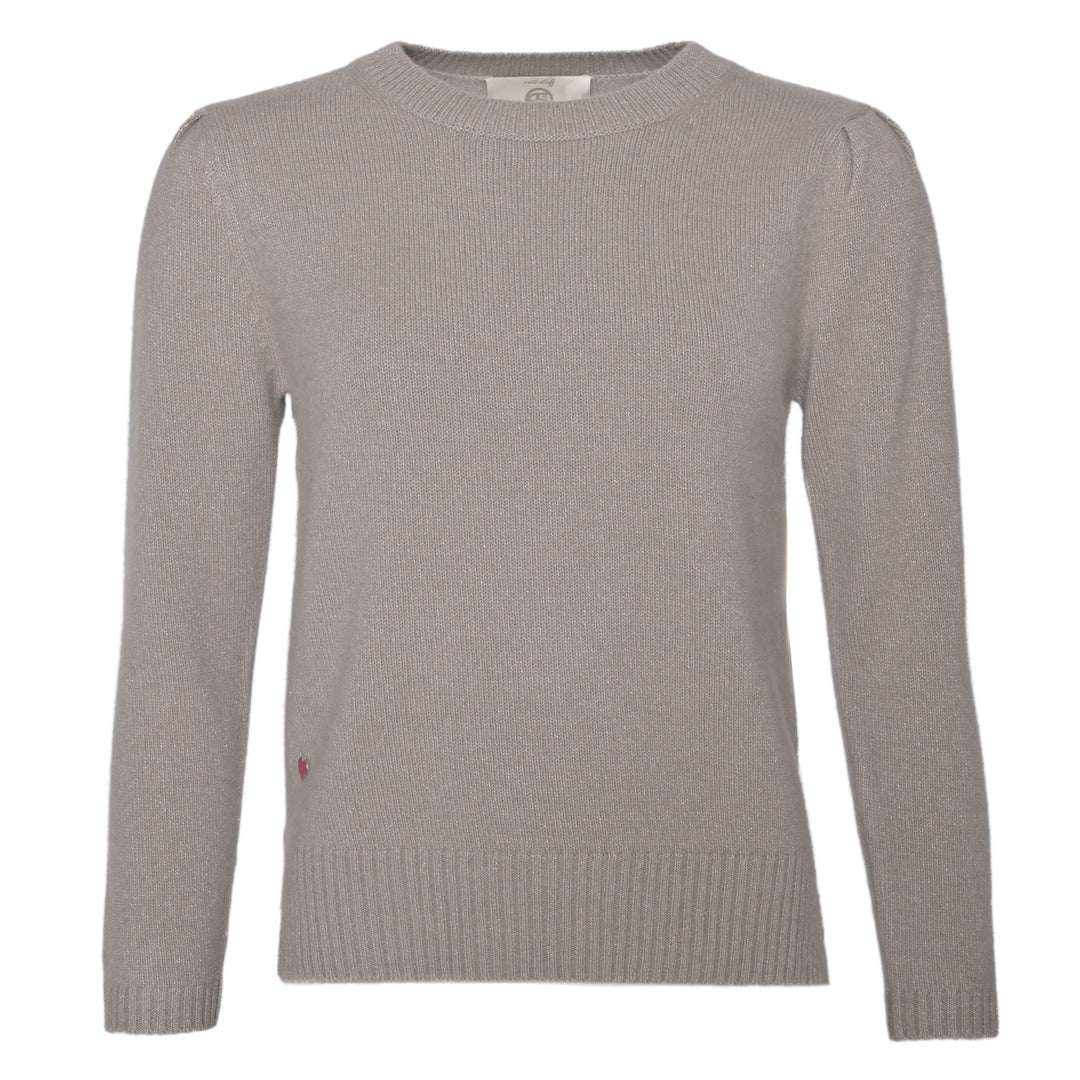Cashmere Pullover Blair-cs mit Lurex in Stonegrey