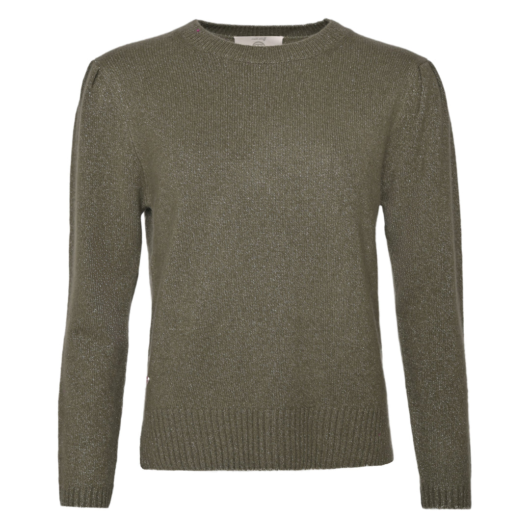 Cashmere Pullover Blair-cs mit Lurex in Tea Leaf