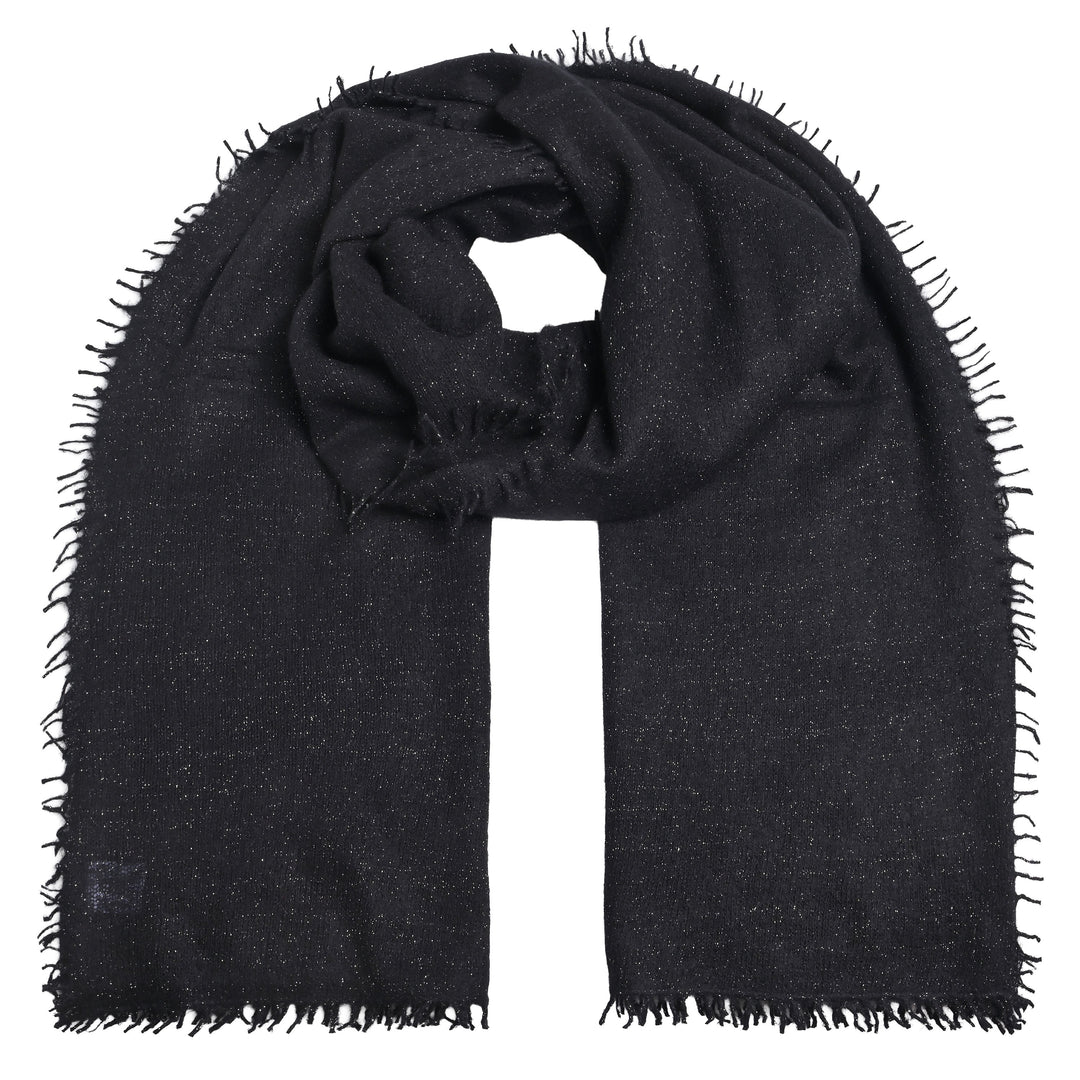 Cashmere Schal Blair-cs Lurex in Black