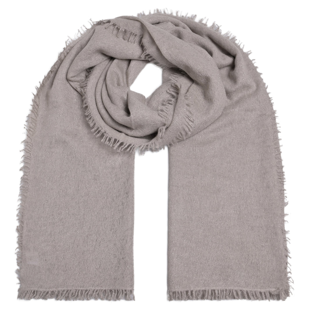 Cashmere Schal Blair-cs Lurex in Stonegrey