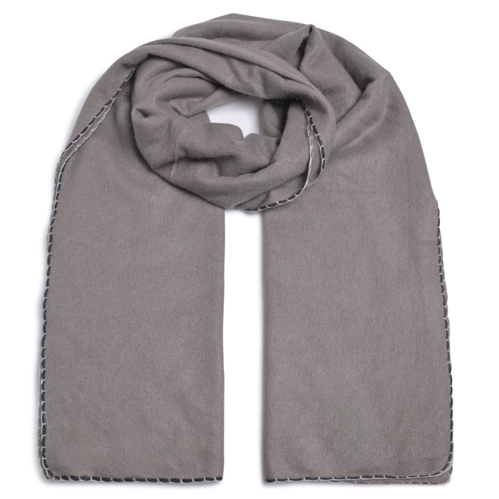 Cashmere Schal Edgar-cs in Grey Flannel