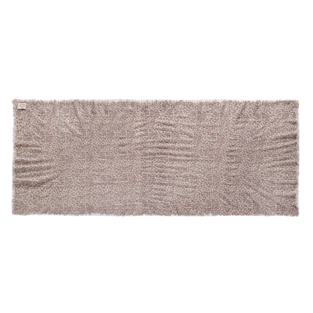 Cashmere Schal Leo-cs in Taupe
