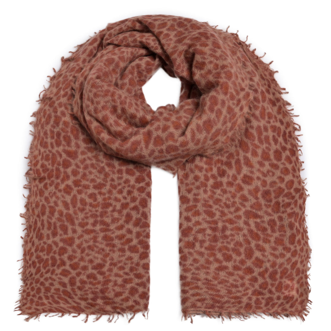Cashmere Schal Leo-cs in Smoky Whiskey