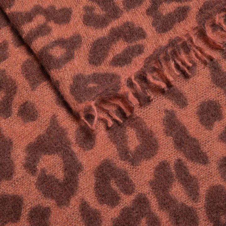 Cashmere Schal LeoLurex-xs in Smoky Whiskey