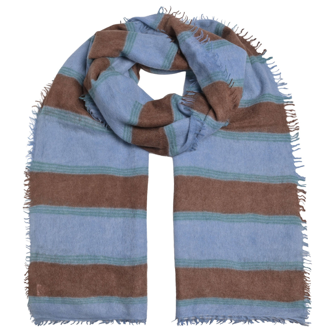 Cashmere Schal Stripe3-cs in Hello Greece