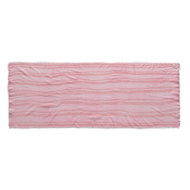 Cashmere Schal Stripe-cs Vertical in Pfingstrose