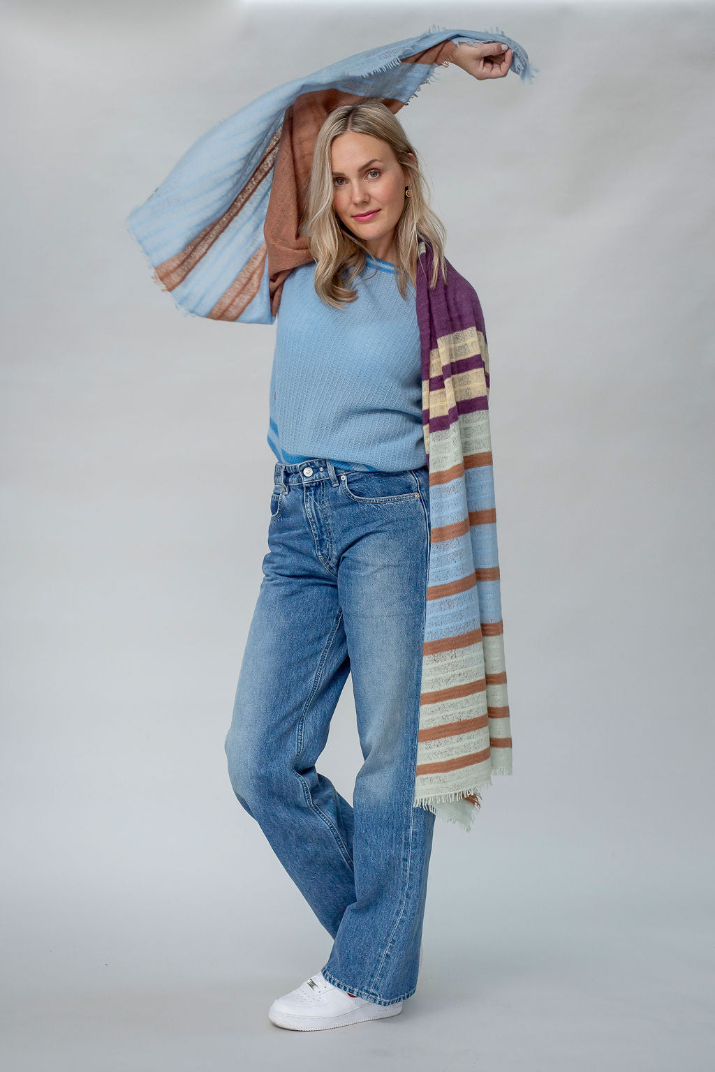 Pullover Nelli-cs in Milky Sky