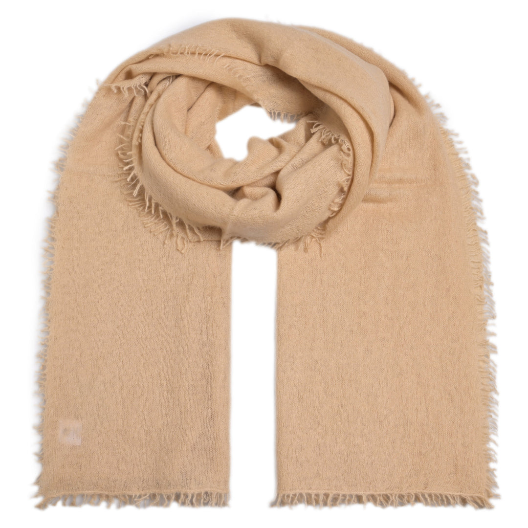 Cashmere Schal Feli-cs in Macadamia