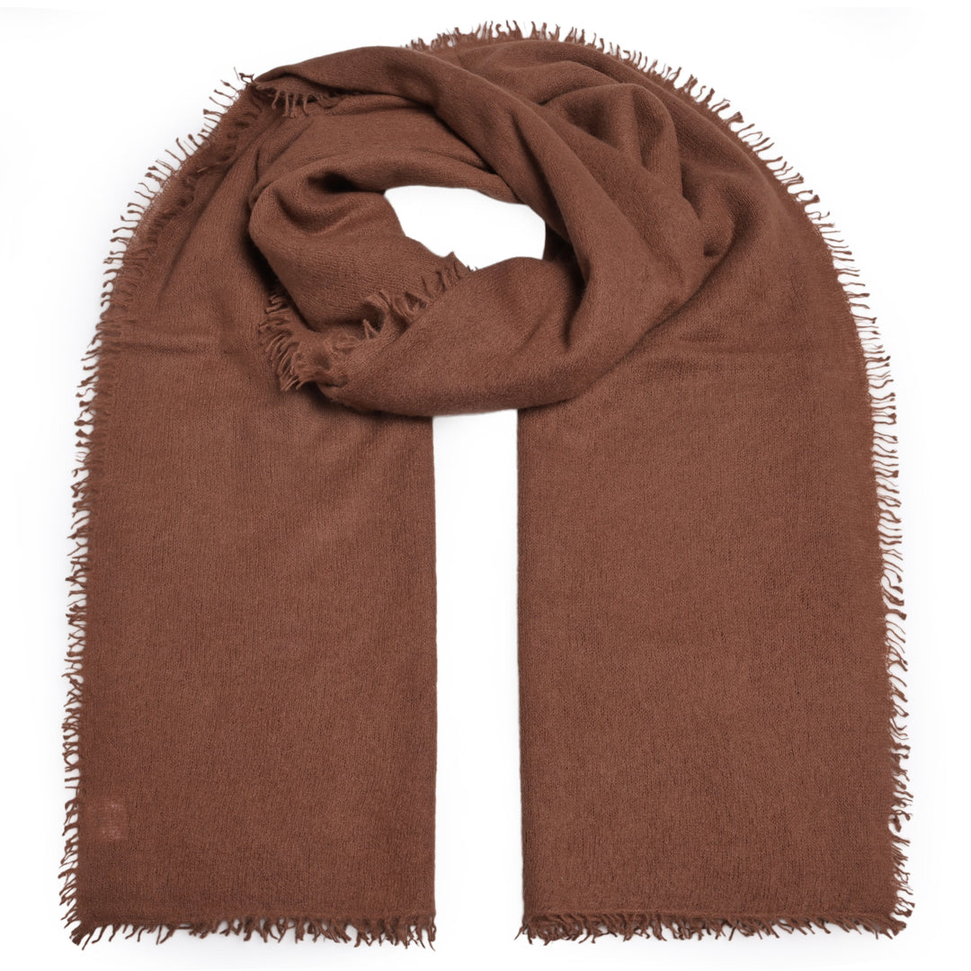 Cashmere Schal Feli-cs in Tobacco