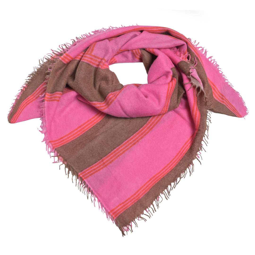 Cashmere Tuch Labyrinth-cs in Pink