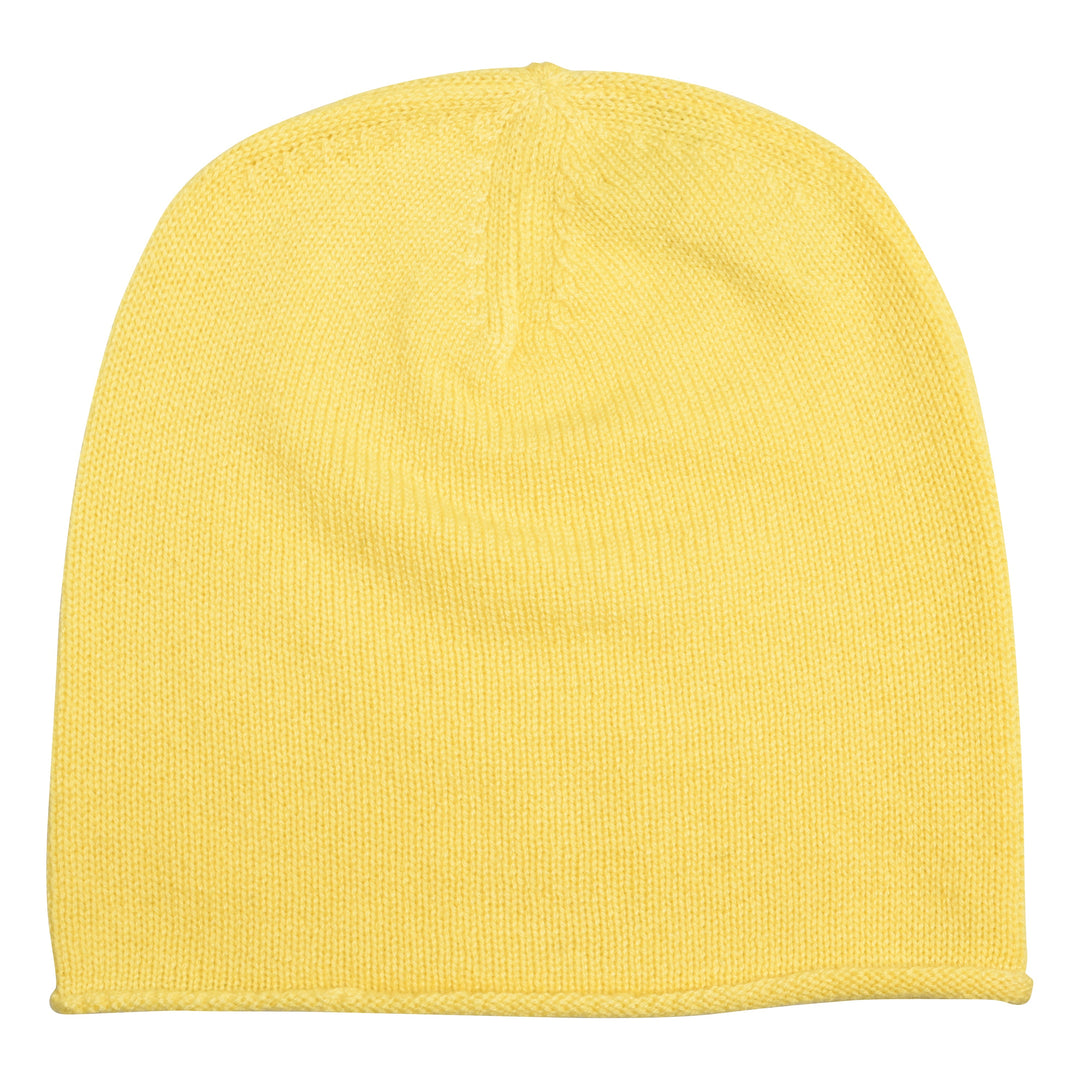 Cashmere Beanie Mia-cs in Yellow Lilly