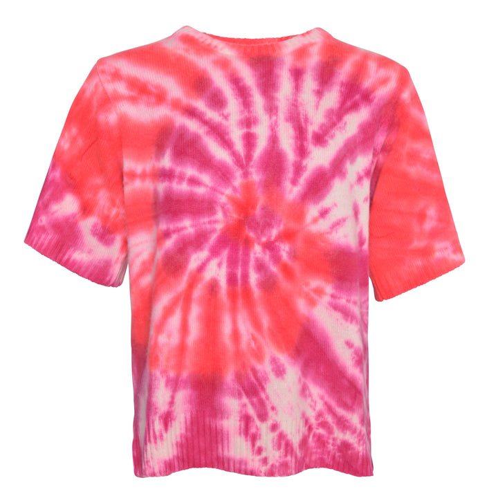 Cashmere Pullover Blair-cs Puff & Batik2 in Neonpink