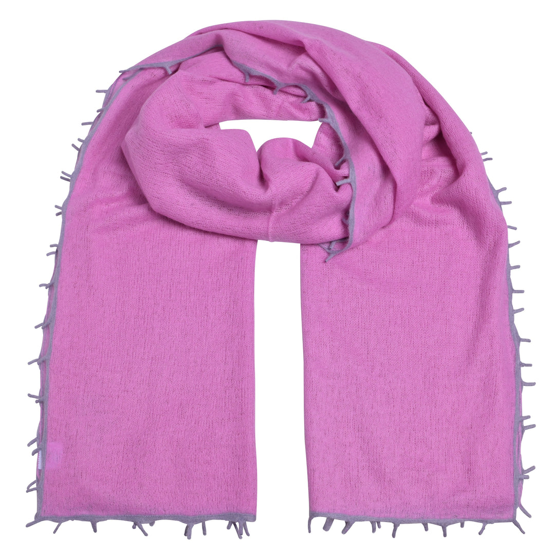 Cashmere Schal BiFeli-cs in Hortensia