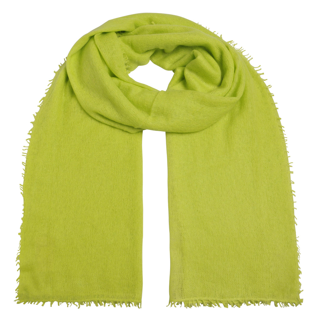 Cashmere Schal Feli-cs in Limepunch