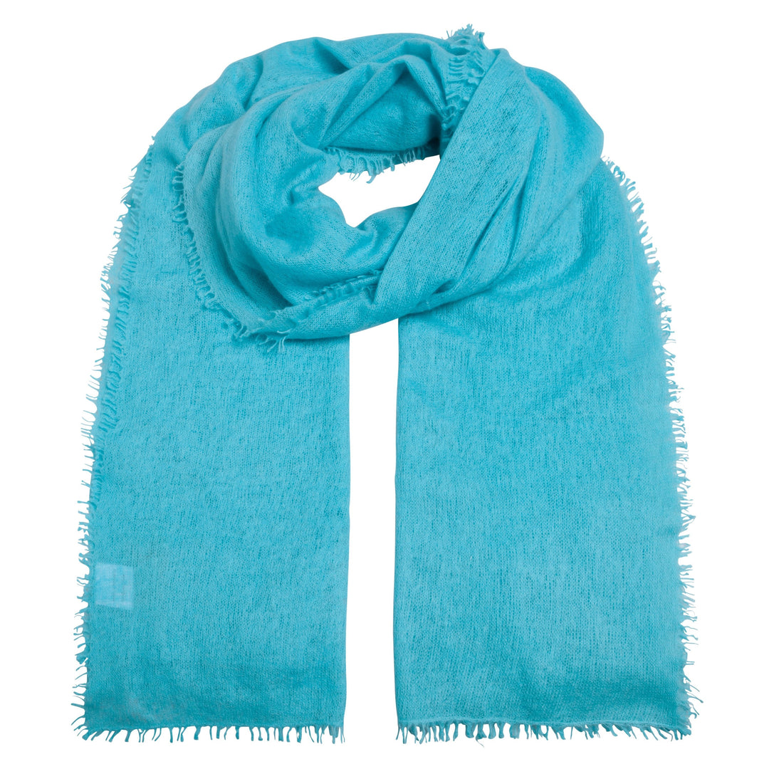 Cashmere Schal Feli-cs in Blue Curacao