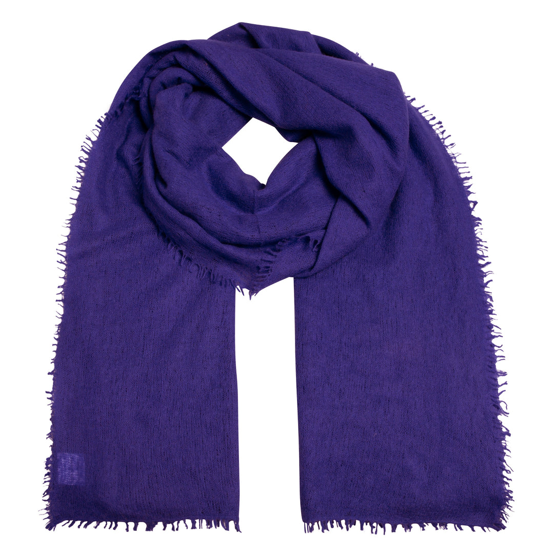 Cashmere Schal Feli-cs in Blueberry