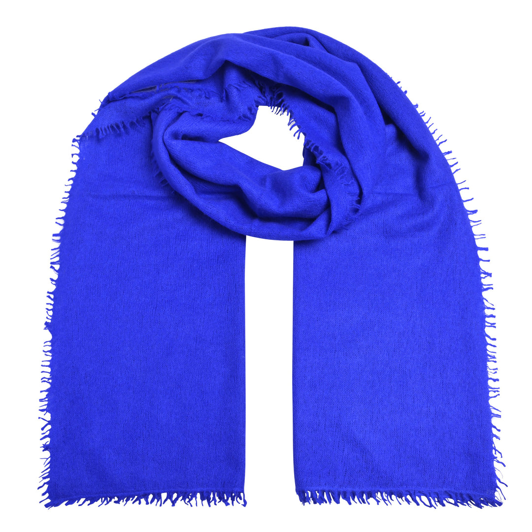Cashmere Schal Feli-cs in Neonblau