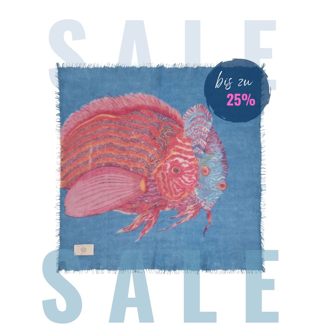 cute stuff Kaschmir-Outlet: Schals, Bandanas und Tücher aus 100% reinem Cashmere zu stark reduzierten Preisen
