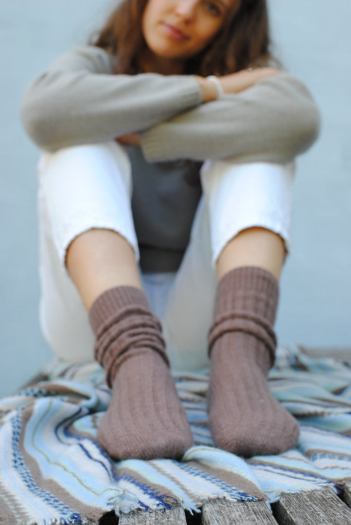 Cashmere Socken Blair-cs mit Lurex in Shades of Roses