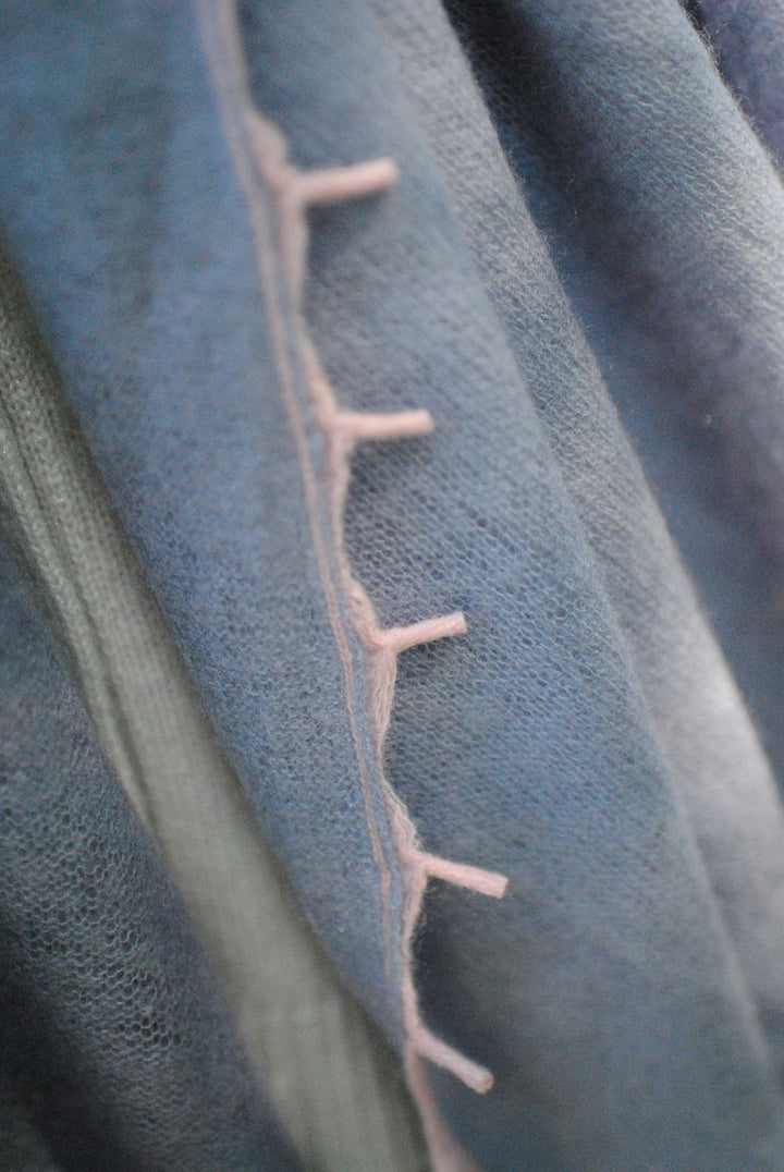 Cashmere Schal BiFeli-cs in Blue Bahia