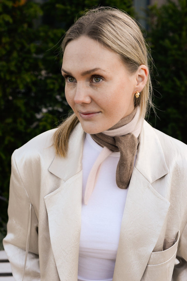Cashmere Schal Ella-cs mit Farbverlauf in Hellrosa