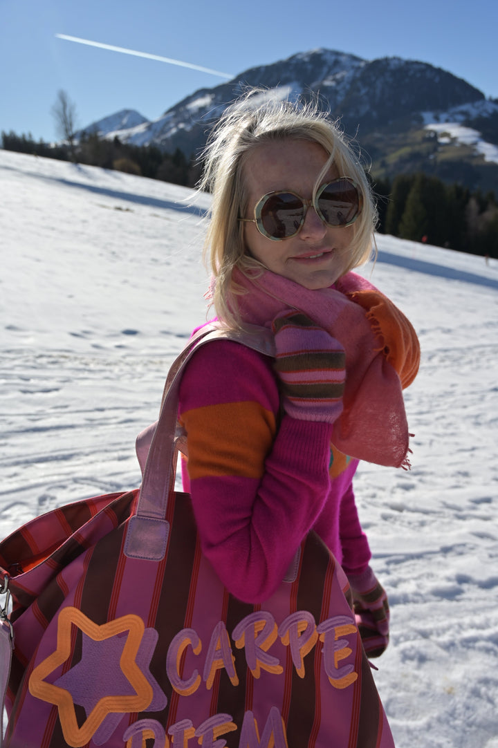 XL Shopper Carpe Diem-cs in Pink