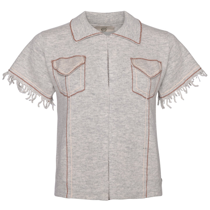 Cardigan Olivia-cs in Light Grey