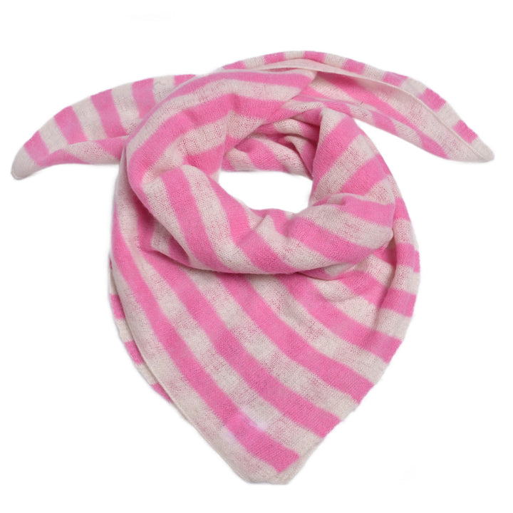 Cashmere Bandana Stripe-cs in Pink