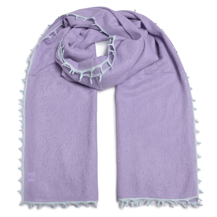 Cashmere Schal BiFeli-cs in Lavender Splash