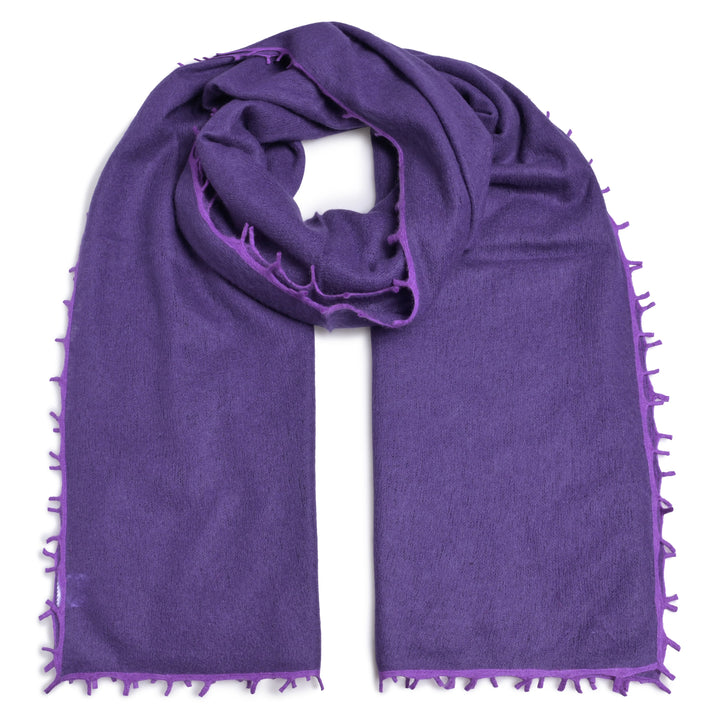 Cashmere Schal BiFeli-cs in Purple Nights