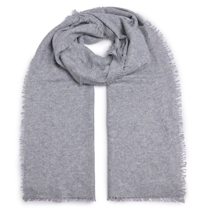 Cashmere Schal Feli-cs in Grau Meliert