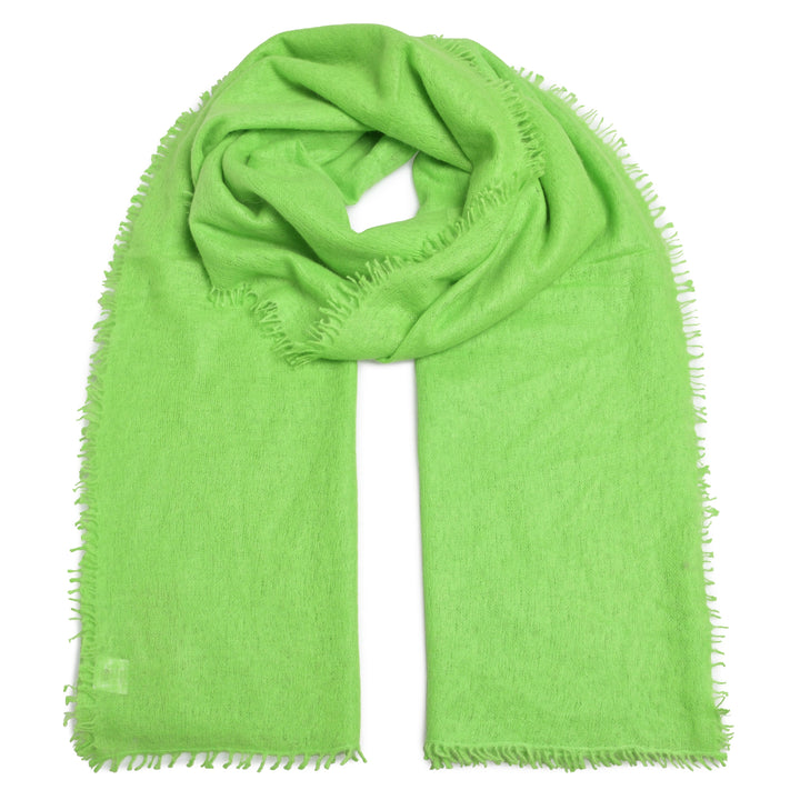 Cashmere Schal Feli-cs in Kiwi