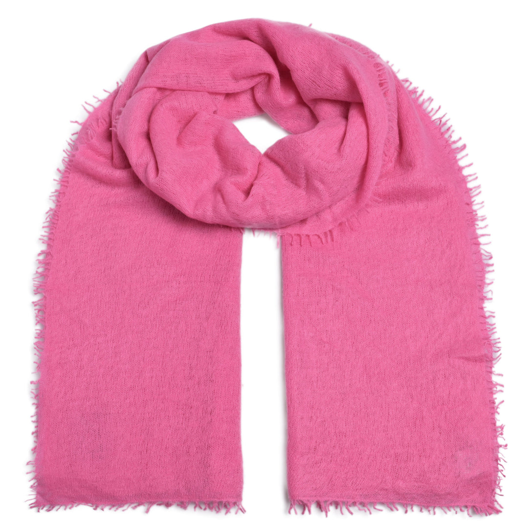 Kaschmirschal für Damen in Pink aus 100 Prozent reinem Kaschmir, geflzt und gewalked, Light Cashmere, Produktbild