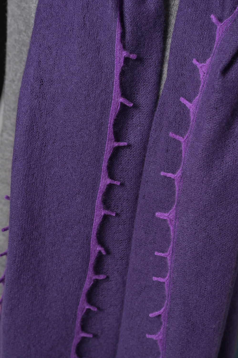 Cashmere Schal BiFeli-cs in Purple Nights