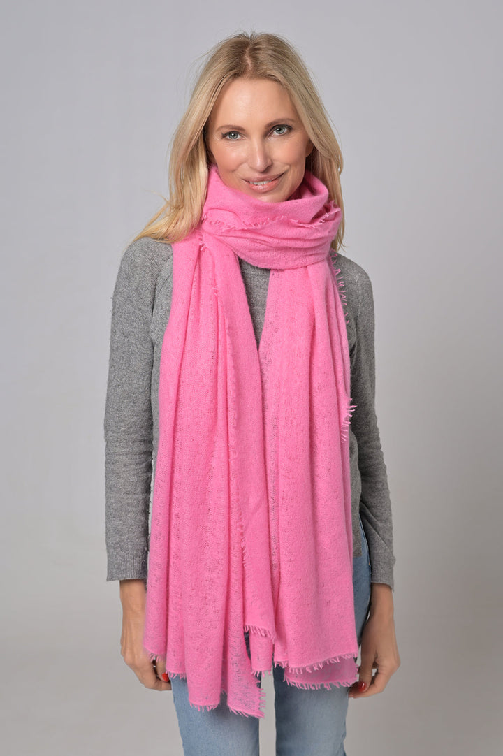 Cashmere Schal Feli-cs in Bubblegum